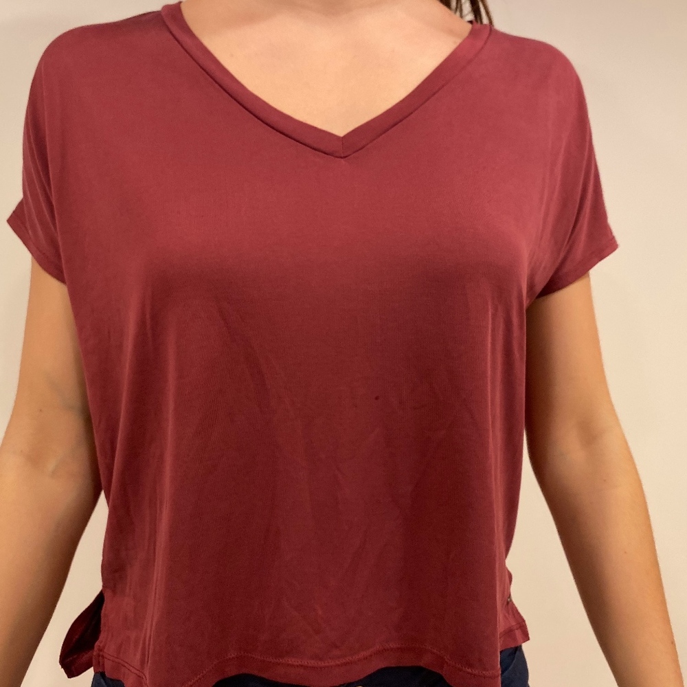 AEO Dark Pink Tee
